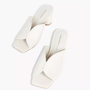 Intentionally Blank Kamika Cream Mule Heels